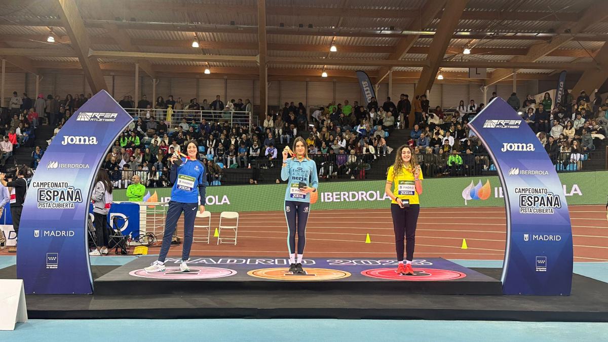 Gabriela Sanz Bronce En El Nacional Absoluto En Pista Cubierta