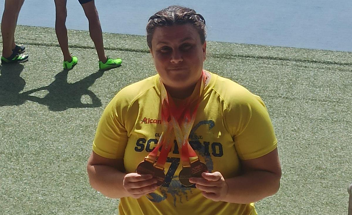 Vanesa Gil sobresale en el Nacional Máster con 4 medallas