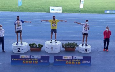 Sergio del Barrio campeón de España Sub18 y récord de España en los 2.000 metros obstáculos