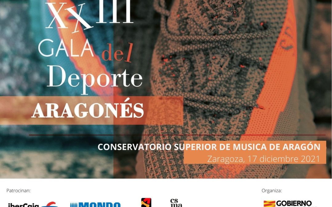 Cartel de la XXIII Gala del Deporte Aragonés