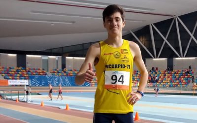 Sergio del Barrio bate el récord de España Sub18 de 1.500m