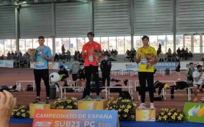 Alejandro Guerrero bronce en 400m en el Campeonato de España Sub23 de pista cubierta