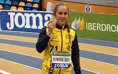 La velocista de ALCAMPO-Scorpio71 Sonia Molina plata nacional en 60m a una centésima de la mínima mundialista