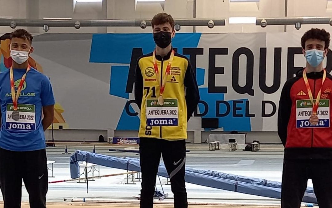 Rubén Egea se proclama campeón de España Sub20 de 1.500m en pista cubierta