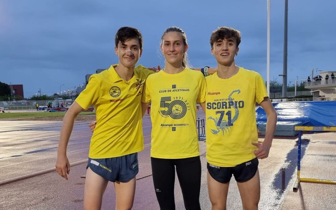 Tres mínimas europeas Sub18 en 2.000m obstáculos de Sergio del Barrio, Carlos Zárate y Greta Guerrero