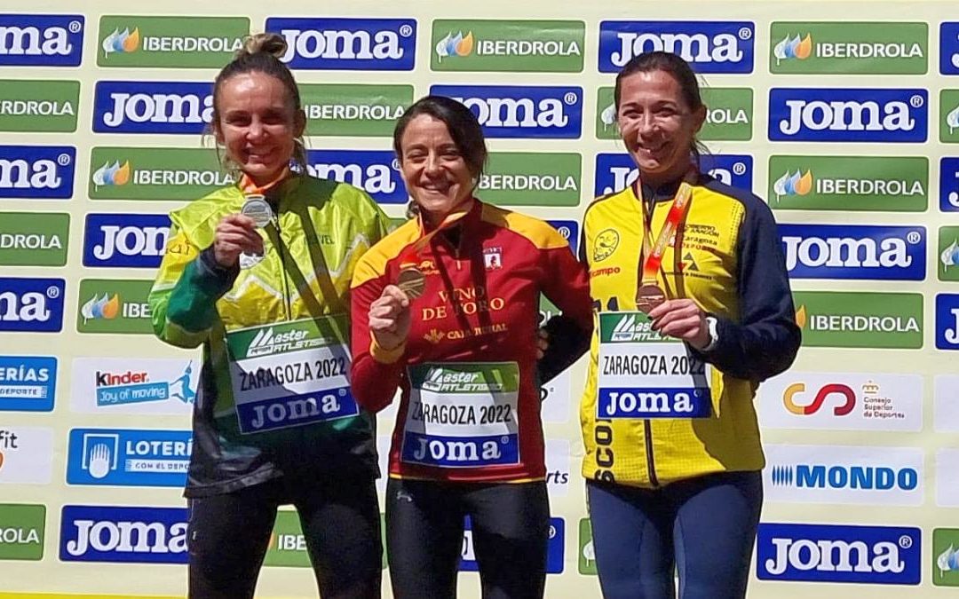 Ana Laura Buero bronce en el Campeonato de España de Maratón F45. (Foto: Alfredo García)