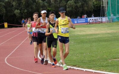 Gabriel González subcampeón de España en triatlón E y récord de Aragón en 2.000m marcha Sub14