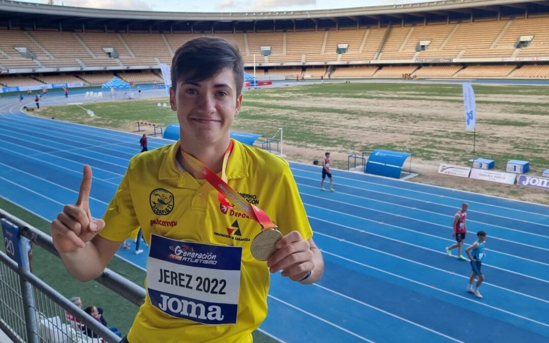 Sergio del Barrio campeón de España Sub18 de 2.000m obstáculos