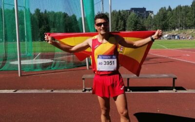 David Traid se proclama subcampeón del Mundo de 5.000m marcha M40 en Tampere