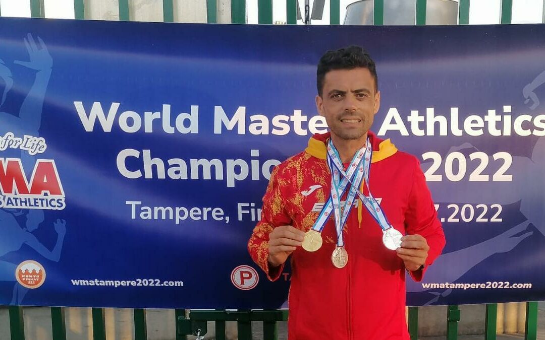 David Traid regresa con tres medallas del mundial de Tampere