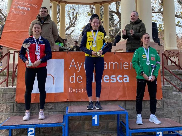 Blanca Sayas, campeona de Aragón de cross individual Sub23. (Foto: ALCAMPO-Scorpio71)