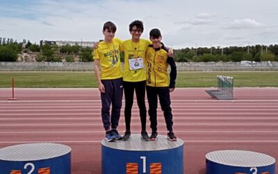 La escuela de atletismo de ALCAMPO-Scorpio71 cosecha 32 medallas en el Provincial de Zaragoza