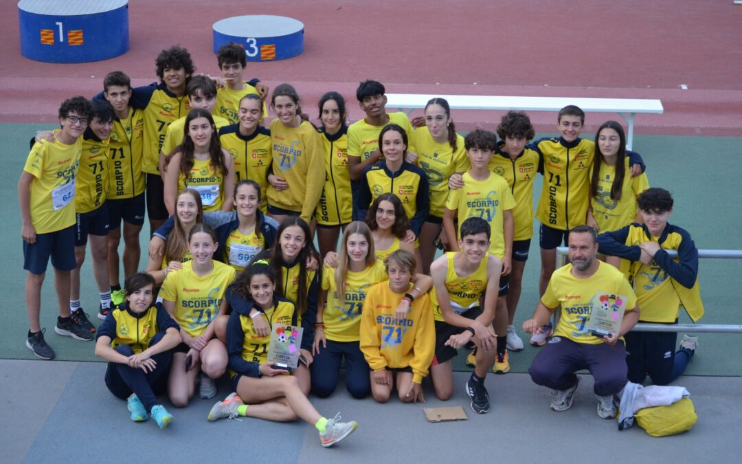 Las escuadras Sub-16 de la EA Alcampo-Scorpio71 campeonas de Aragón por equipos