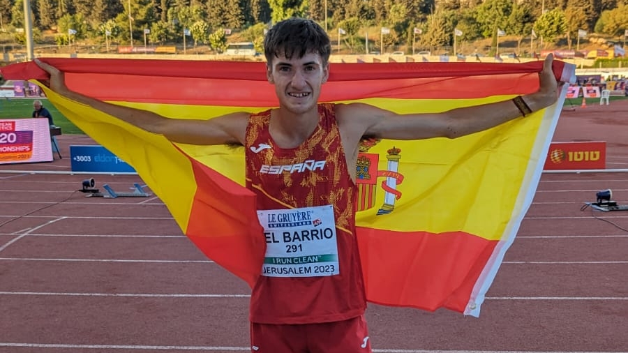Sergio del Barrio se proclama campeón de Europa Sub20 de 3.000m obstáculos