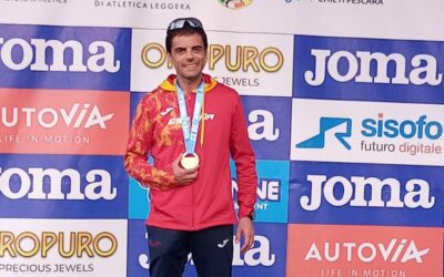 David Traid se proclama campeón de Europa máster de 20 kilómetros marcha (M-40)
