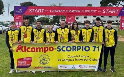 ALCAMPO-Scorpio71 se hace con la medalla de bronce en la Copa de Europa de Clubes de Campo a Través
