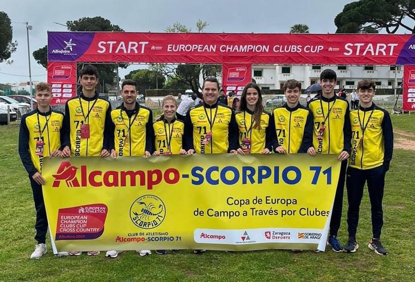 ALCAMPO-Scorpio71 se hace con la medalla de bronce en la Copa de Europa de Clubes de Campo a Través