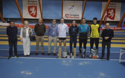 Eduardo Menacho y Sergio López ganan las dos pruebas reina del Trofeo Ibercaja “Ciudad de Zaragoza” de Atletismo en Pista Cubierta