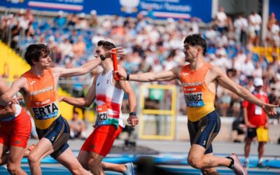 Markel Fernández roza el récord de España con el 4×400 en la Diamond League